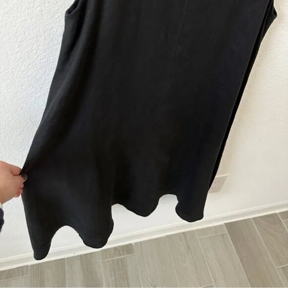 Anthropologie Maeve Melbourne Swing Dress 100% Linen Black Size XS - Picture 4 of 9